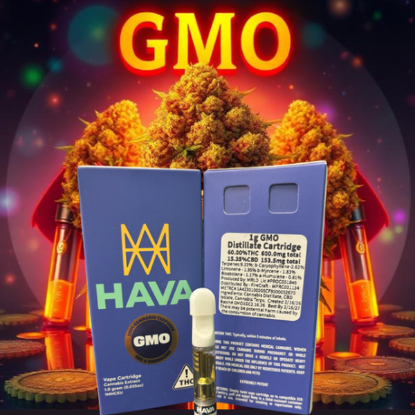 GMO 1g Vape Cart