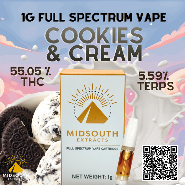 1g 510 - Full Spectrum - Cookies & Cream