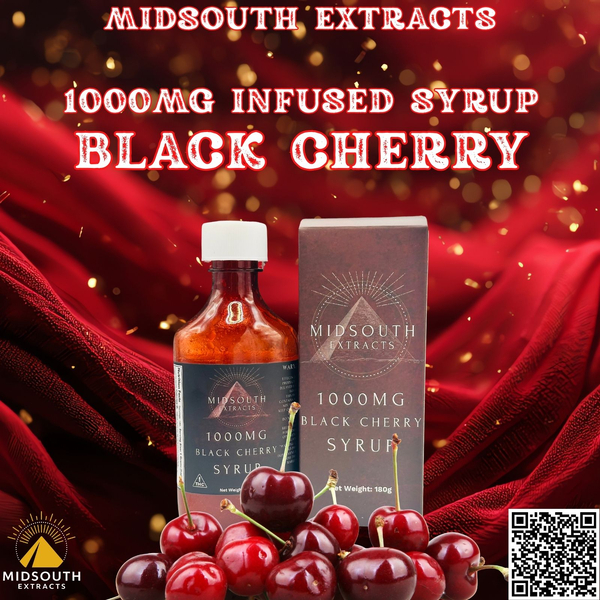 Infused Syrup - 1000mg - Black Cherry
