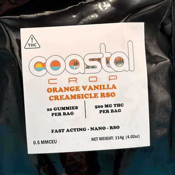 Orange Vanilla Creamsicle RSO 20ct 500mg bags