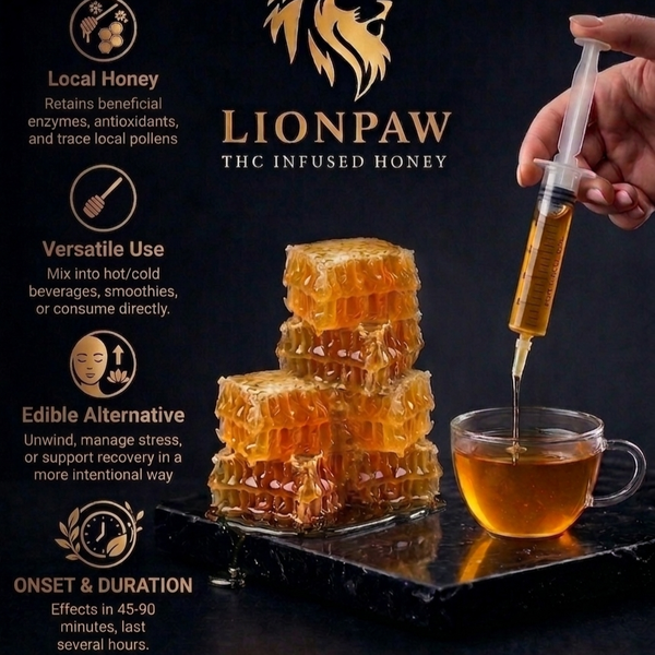 Organic Honey 1000mg Live Resin Infused