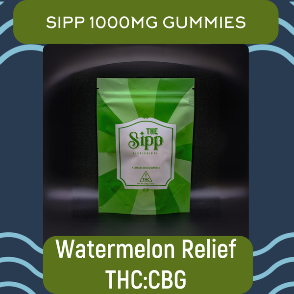 Watermelon Relief | 1000mg Gummies
