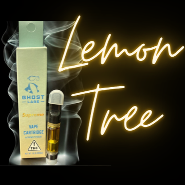 Lemon Tree 1g Distillate Vape Cart w/ Live Resin Terps