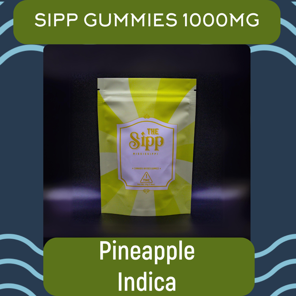 Pineapple Indica | 1000mg Gummies